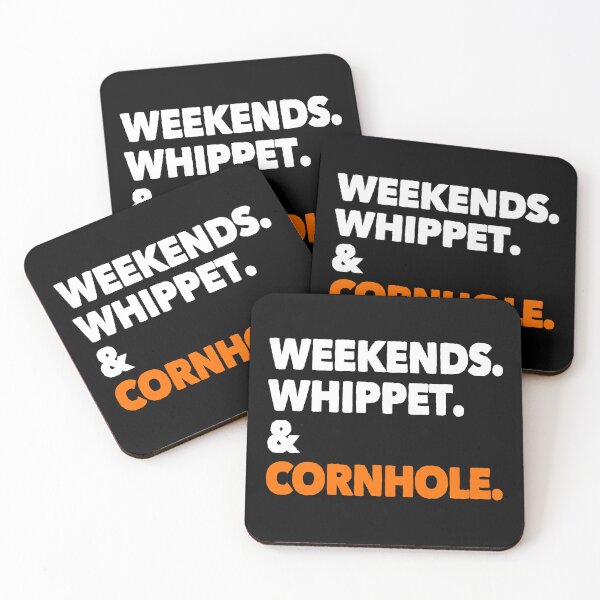 Item preview, Weekends Whippet and Cornhole Funny Dog Gift  designed and sold by Guarddogdrive.