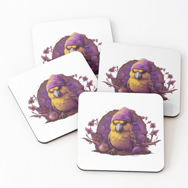 Aperçu de l'œuvre Canari violet créée et vendue par Wolf Atelier.