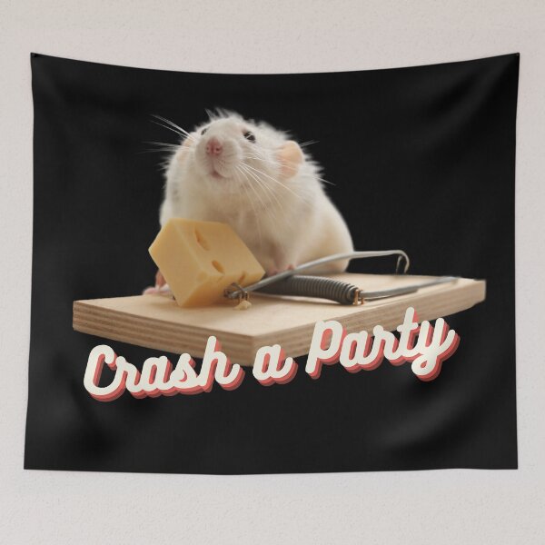Item preview, Crash a Party,Rats are villains who can destroy more things in your home than you think. designed and sold by attakorn.