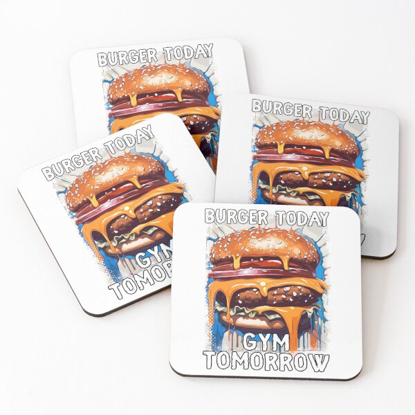 Item preview, Hilarious BURGER Quote Vintage Retro Illustration for Barbecue Lovers designed and sold by Naumovski.