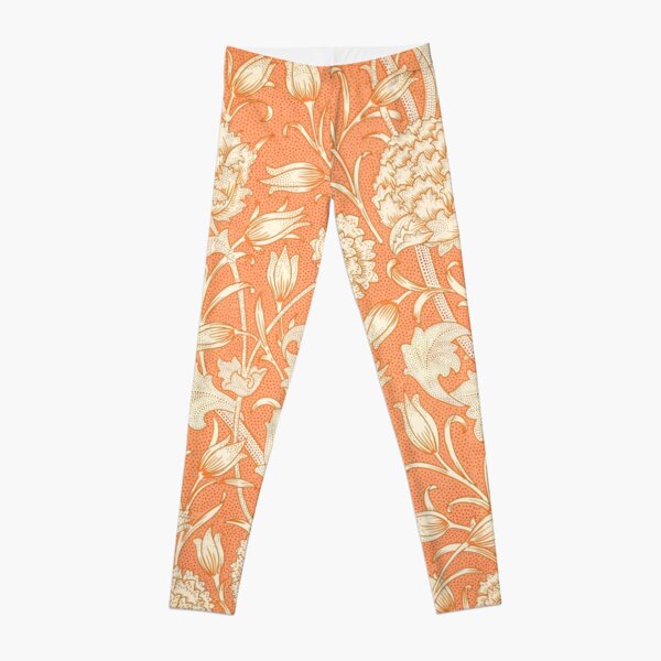 William Morris print yoga capri leggings – Triple Tree Yoga