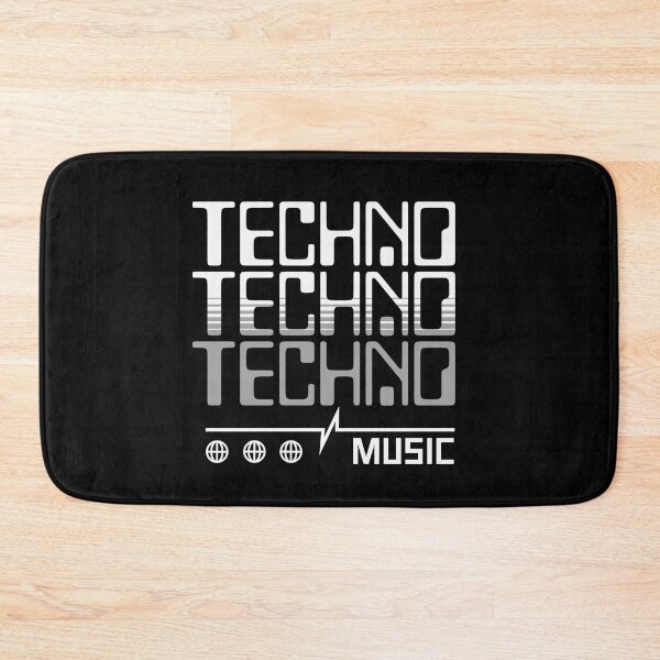 Item preview, TECHNO  - Computer Font  (Grey)  designed and sold by Discothreadz.
