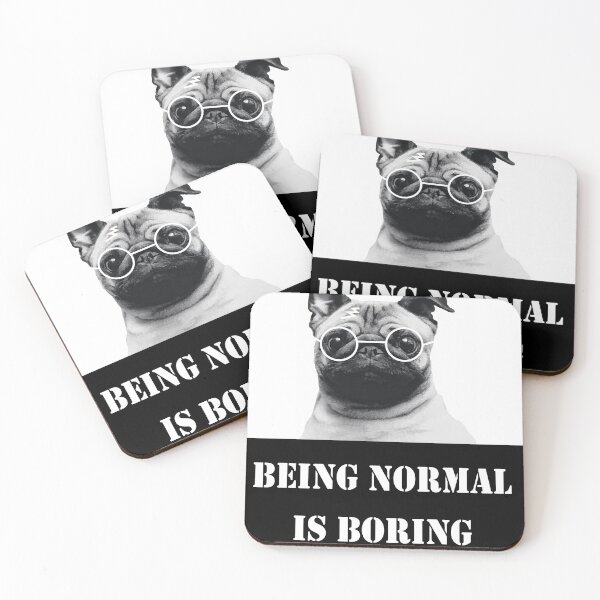 Item preview, being normal is boring designed and sold by MySilva95.
