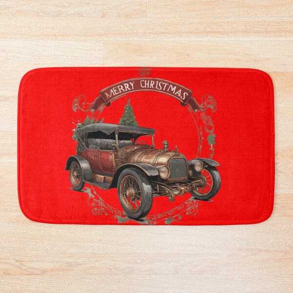 Item preview, santa claus classic car designed and sold by YolaShopOnline.