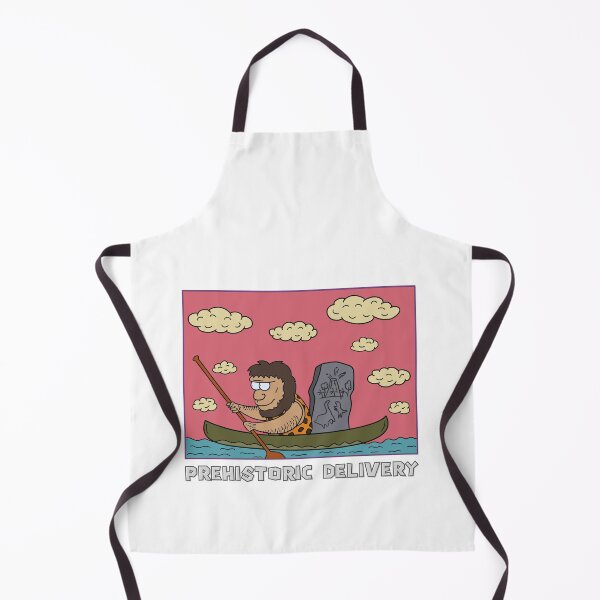 Item preview, A caveman in a canoe. Prehistoric delivery designed and sold by Eloriss.