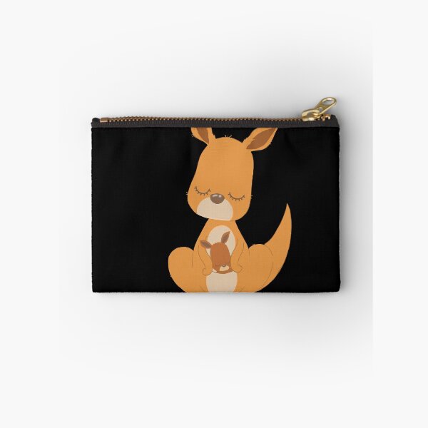 Item preview, Laidback Calm Kangaroo Relaxed Animal Watercolor Art designed and sold by zenpatterns.