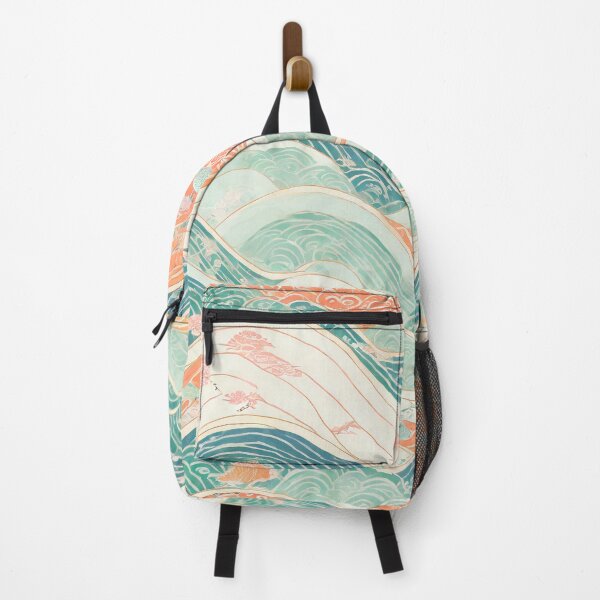 Item preview, Japanese Art Ocean Sea Wave Pastel Color Painting Pattern Design designed and sold by TheKaiZenNi.