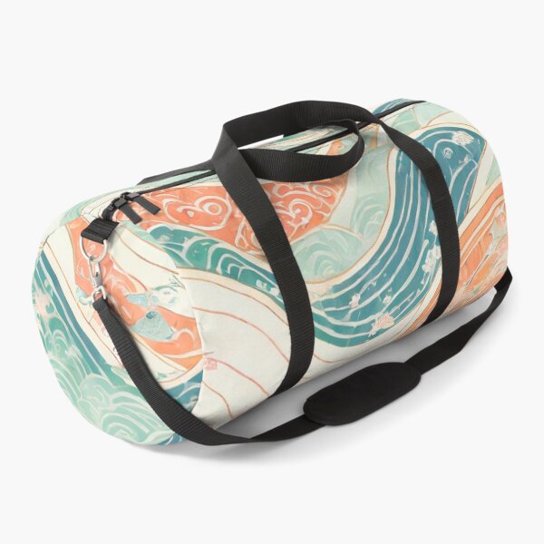 Item preview, Japanese Art Ocean Sea Wave Pastel Color Painting Pattern Design  designed and sold by TheKaiZenNi.