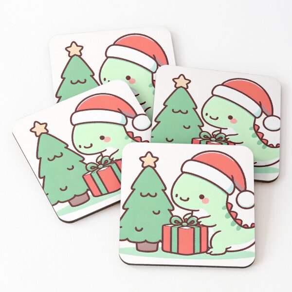 Item preview, Christmas morning dino Trex gift designed and sold by ChataMaroon.