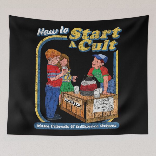 Item preview, How To Start A Cult Worn Out designed and sold by Alema Art.