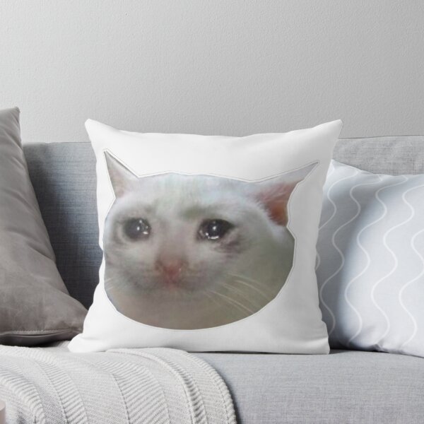 Item preview, meme gato llorando designed and sold by Szajbubble.