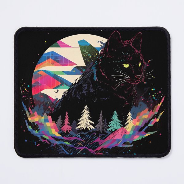 Item preview, Cat in the forest over the moonlight designed and sold by MoonDesinso.