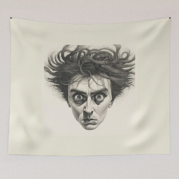 Item preview, Whimsical Genius - Eccentric Character Art Print designed and sold by SmartDesignByBB.