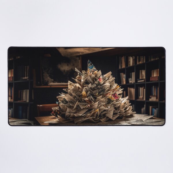 Item preview, Unique Artwork Artist Folded Paper Sculptures Provocative Oil Painting A584-01 designed and sold by MPCFICTION.