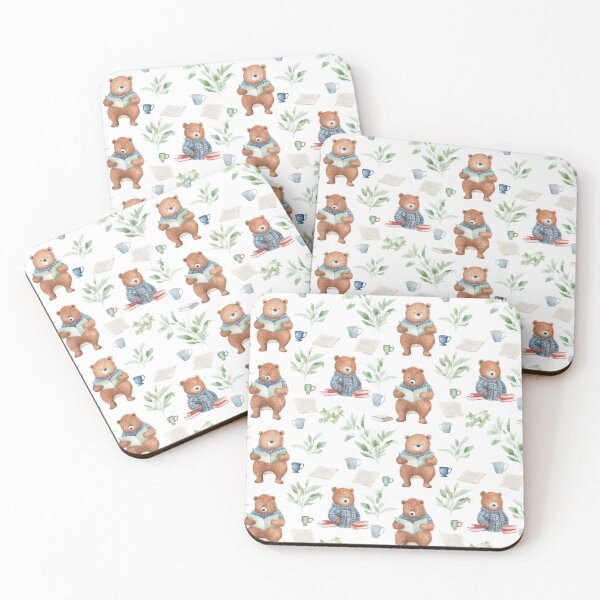 Item preview, Bears reading book  designed and sold by DigitalArtByCJ.