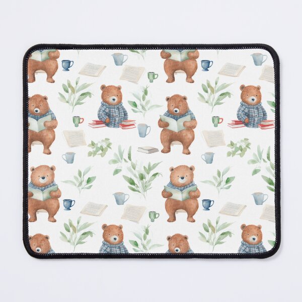 Item preview, Bears reading book  designed and sold by DigitalArtByCJ.