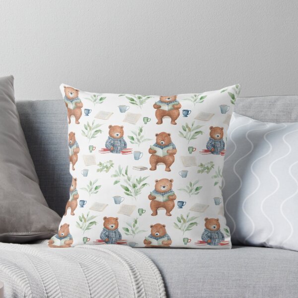 Item preview, Bears reading book  designed and sold by DigitalArtByCJ.