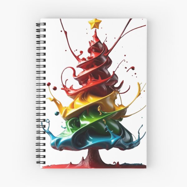 Item preview, Dynamic splashes christmas tree designed and sold by Szajbubble.