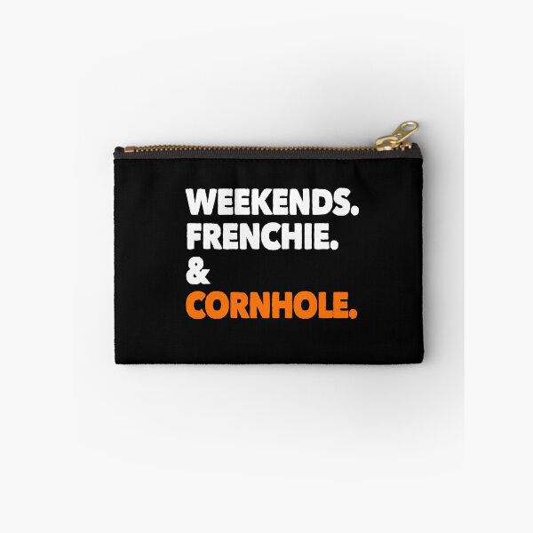 Artikelvorschau, Weekends Frenchie und Cornhole Lustiges Hundegeschenk entworfen und verkauft von Guarddogdrive.