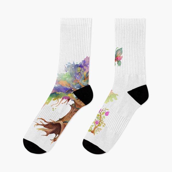 Item preview, Whimsical Flutter: A Tree's Dance with Butterflies" designed and sold by RadheGovinda.