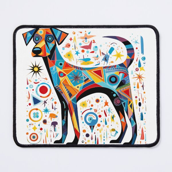 Item preview, Artistic Fusion Dog Tee: Pop Art Meets Masters' Styles designed and sold by Moisky Patterns.