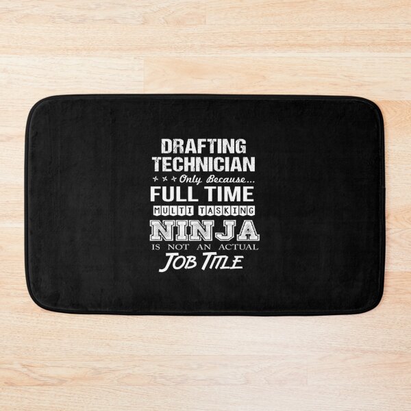 Item preview, Drafting Technician - Multitasking Ninja designed and sold by analisanta.