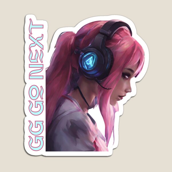 Aperçu de l'œuvre Gamer Girl GG Aller ensuite créée et vendue par DeepTreeArts.