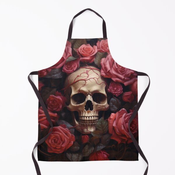 Item preview, Gothic Red Roses with Skull designed and sold by DarkDesign69.