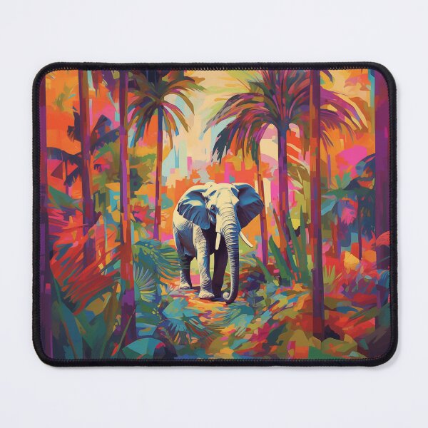 Item preview, Elephants Walking in the Jungle designed and sold by hola-zzoi.