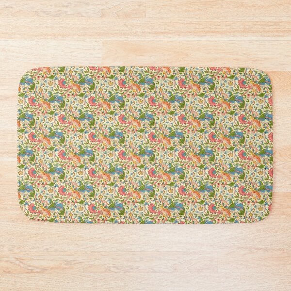 Bath Mat William Morris Memory Foam Strawberry Bathroom Art, Non Slip Shower  Mat, Large Soft Bath Mat, Bathroom Decor, Art Deco 