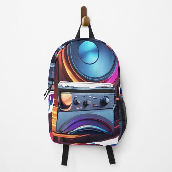 Item preview, Cassette recorder with sound waves GhettoBlaster designed and sold by Salimgor Hangaround Music.