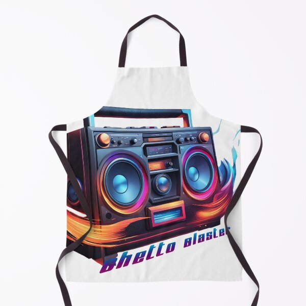 Item preview, Cassette recorder with sound waves GhettoBlaster designed and sold by Salimgor Hangaround Music.