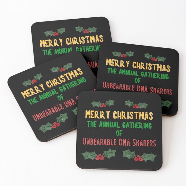 Item preview, The Annual Gathering of Unbearable DNA Sharers | Anti Christmas Funny Grumpy designed and sold by Mobius Spot Collective.