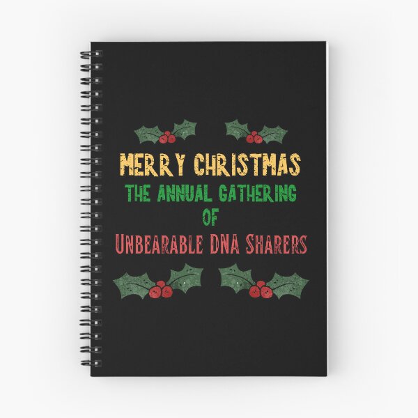 Item preview, The Annual Gathering of Unbearable DNA Sharers | Anti Christmas Funny Grumpy designed and sold by Mobius Spot Collective.