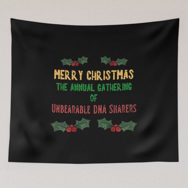 Item preview, The Annual Gathering of Unbearable DNA Sharers | Anti Christmas Funny Grumpy designed and sold by Mobius Spot Collective.