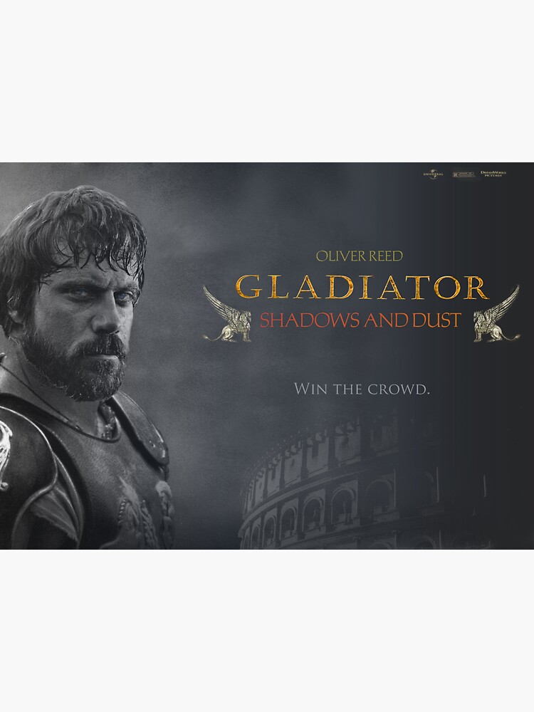 "Gladiator Prequel Poster with Young Oliver Reed 'Gladiator Shadows