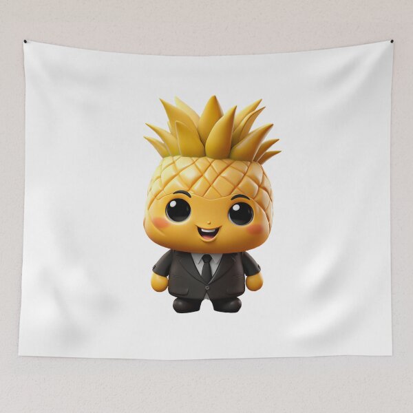 Item preview, Cute Kawaii Office Pineapple designed and sold by CuteopiaGallery.