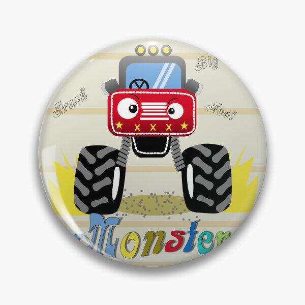 Item preview, Monster trucks designed and sold by Sonia Jones Art.