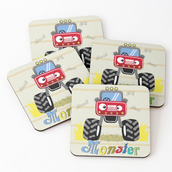 Item preview, Monster trucks designed and sold by Sonia Jones Art.