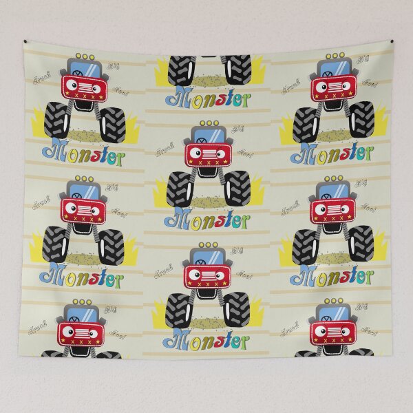 Item preview, Monster trucks designed and sold by Sonia Jones Art.