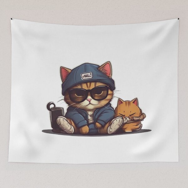 Item preview, How To Chill Like A Cat designed and sold by Wolf Atelier.