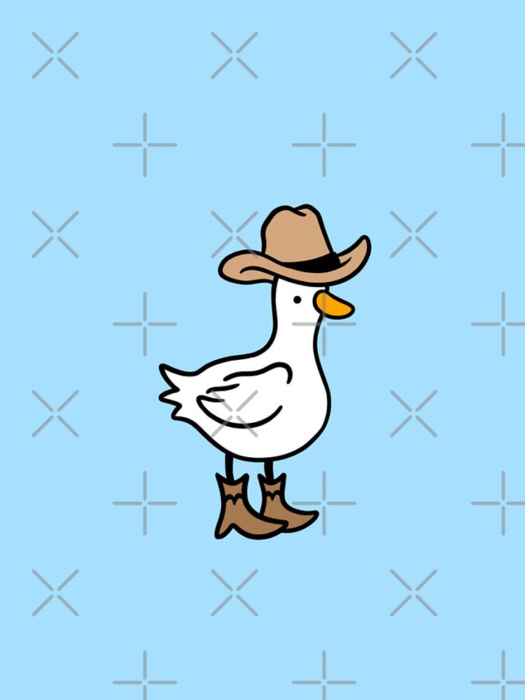 Aperçu 4 sur 4. Coque iPhone avec l'œuvre Oie de cow-boy créée et vendue par Drawingvild.