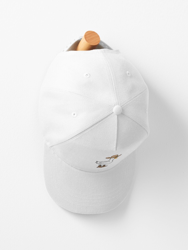 Aperçu 2 sur 7. Casquette avec l'œuvre Oie de cow-boy créée et vendue par Drawingvild.