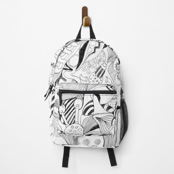 Item preview, 608. Black and white detailed doodles pen drawing abstract designed and sold by Veera Zukova.