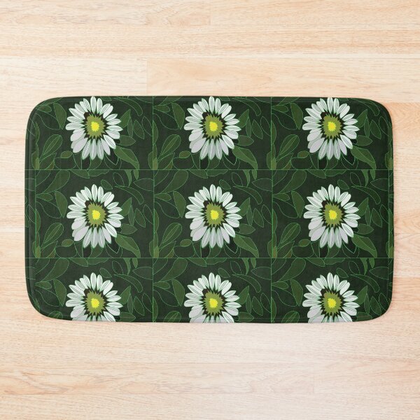 Item preview, White Coneflower Floral Pattern designed and sold by Nisha Prabhu.