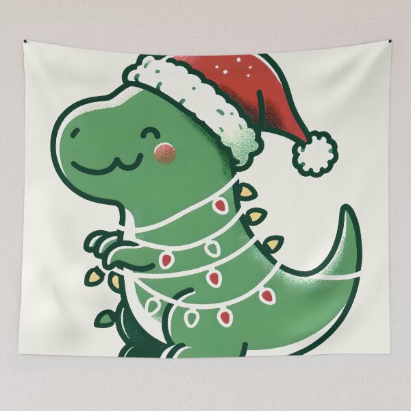 Item preview, Tree Rex Trex Christmas dino designed and sold by ChataMaroon.