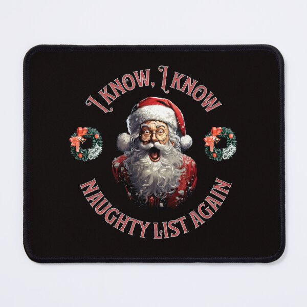 Item preview, Naughty List Again designed and sold by BadAttitudeTees.