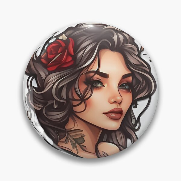 Item preview, illustrator girl art  designed and sold by AVDesignStore.