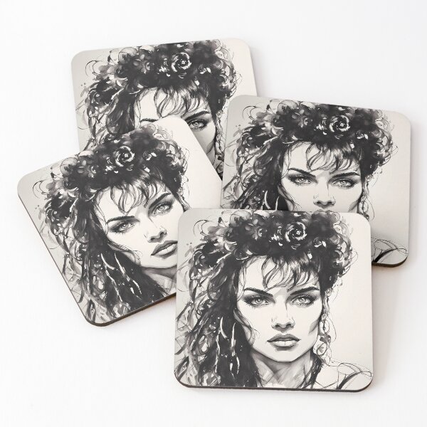Item preview, drawing woman designed and sold by PICT  T MOSB.