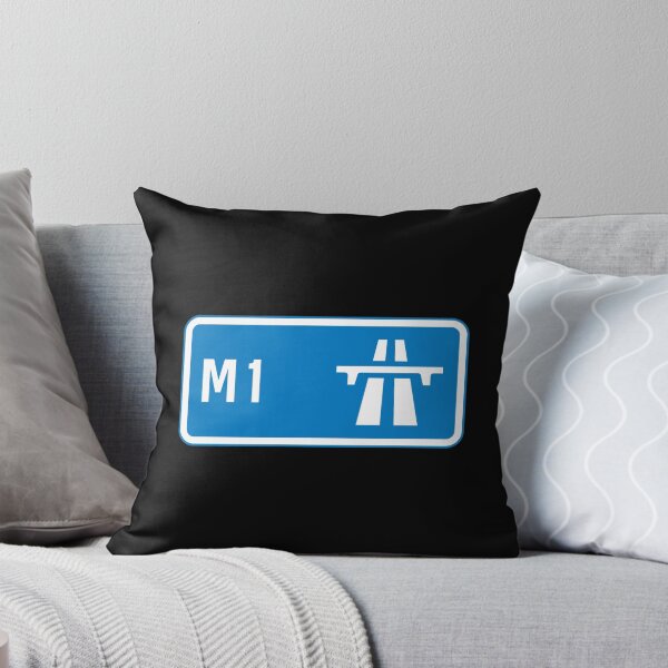 Item preview, London Bound - Blue M1 Motorway Sign designed and sold by WilliamsonMedia.